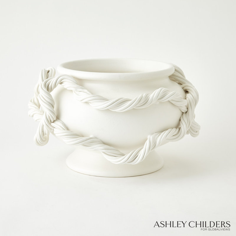 Twisted Vine Bowl-White