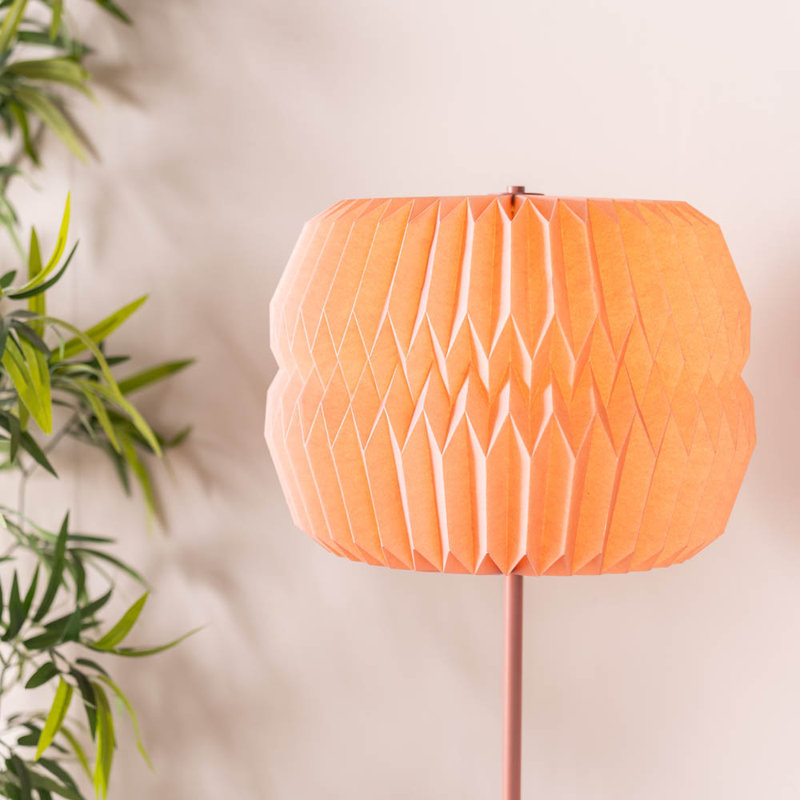 Bulwinder 143cm Pink Traditional Floor Lamp