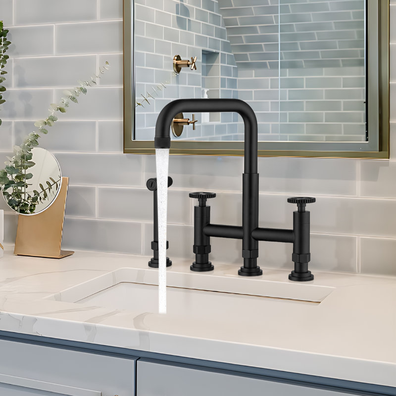 MODLAND Roind Kitchen Faucet, Matte Black