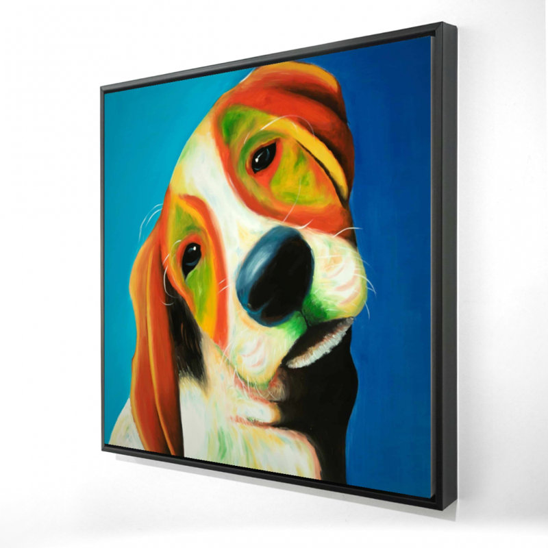 «Colorful Beagle Dog» sur toile