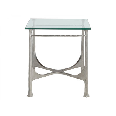Table de bout carrée en métal Bruno