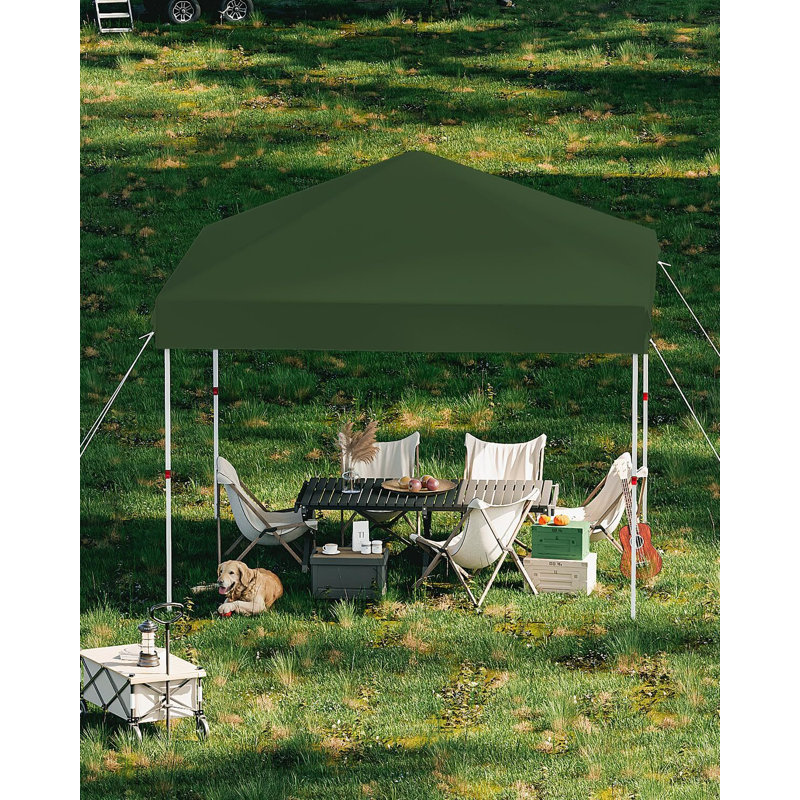 Pop Up Canopy Tent Outdoor Canopy with No Removable Sidewall One-Person Set Up Heavy Duty Commercial Instant Tent Shelter