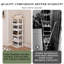 7-Tier Modern Bamboo Shoe Rack - Vertical, Slim, Space-Saving Shoe Organizer For Small Spaces, Closet, Entryway, Corner, Garage, Bedroom