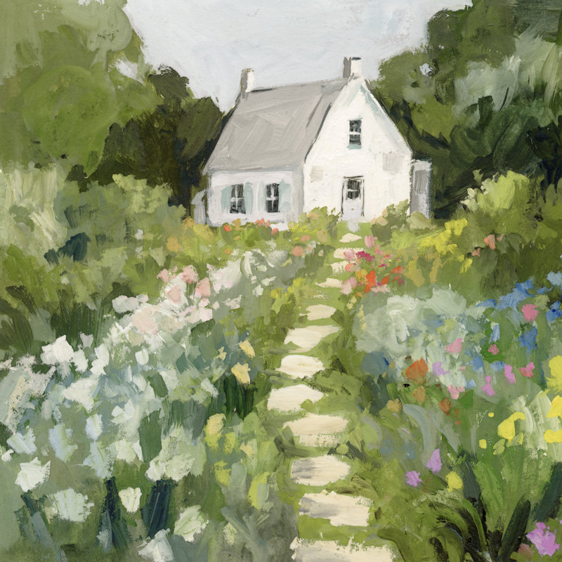 The House She Dreamt Of I by Victoria Barnes - Wrapped Canvas Print, 51 cm H x 51 cm W
