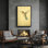 Art mural encadré, rétro, antique, classique pour chambre à coucher
