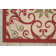 Lewis Geometric Ivory/Rust Indoor/Outdoor Area Rug
