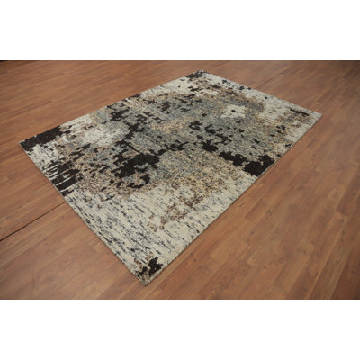 Tapis moderne abstrait 6 x 8