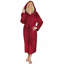 Peignoir mi-mollet féminin avec poches et capuche Skidmore-24231228-24231231