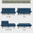 71" Convertible Futon Sofa,Memory Foam Futon Couch Bed,Linen Sleeper Sofa Bed,Small Splitback Modern Loveseat For Living Room,Office,Apartment-1140902907