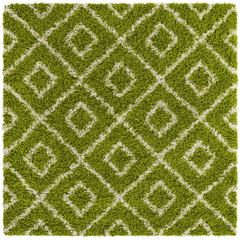 Geometric Indoor Rug, Square 6'