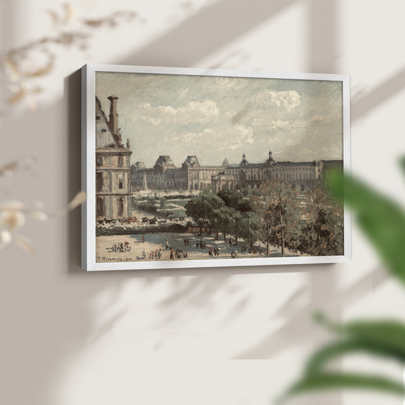 Paysages rétro-CDLXVI - impression encadrée - réaménageable, H 8 po x l 10 po, Blanc