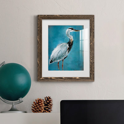 Great Blue Heron I - peinture encadrée