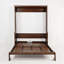 Wood Murphy Bed,Space-Saving Hidden Wall Bed, Wall Bed Cabinet