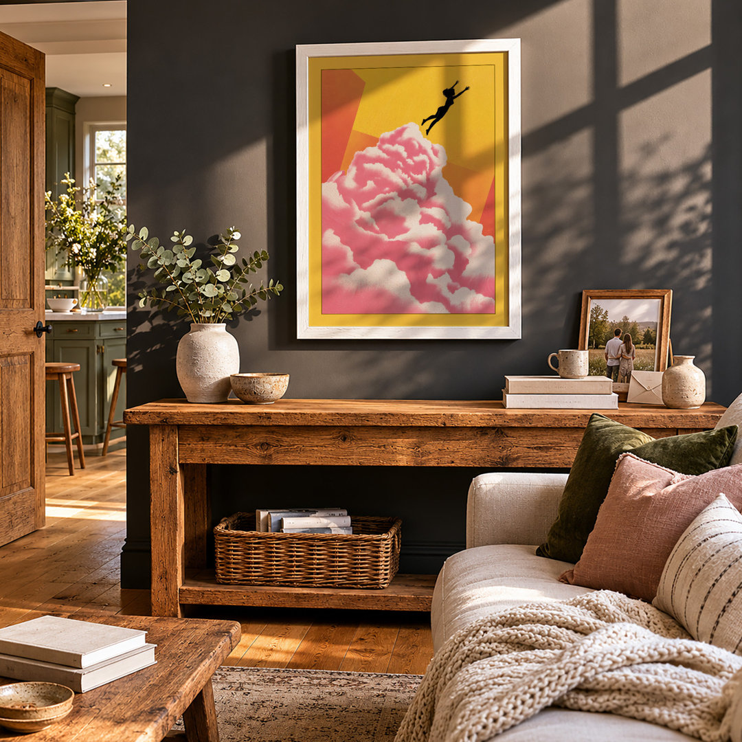 Descent into Dreams Modern - Framed Print