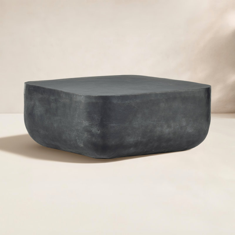 Zed Square Metal Outdoor Coffee Table , 35.5'' in. W 35.5'' in. D, Gray