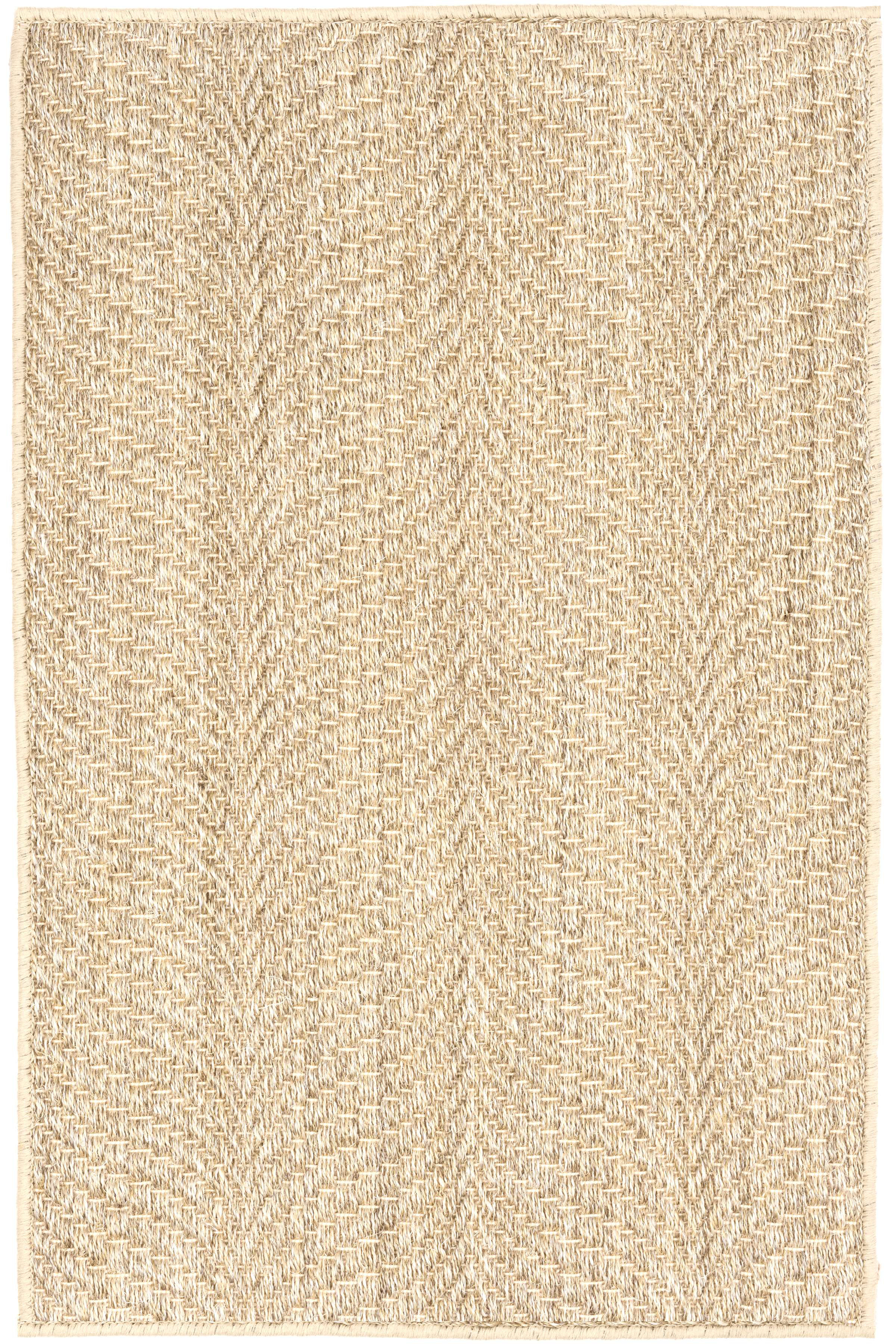 Dash & Albert Meghan Ivory/Natural Woven Jute Rug 2'x3