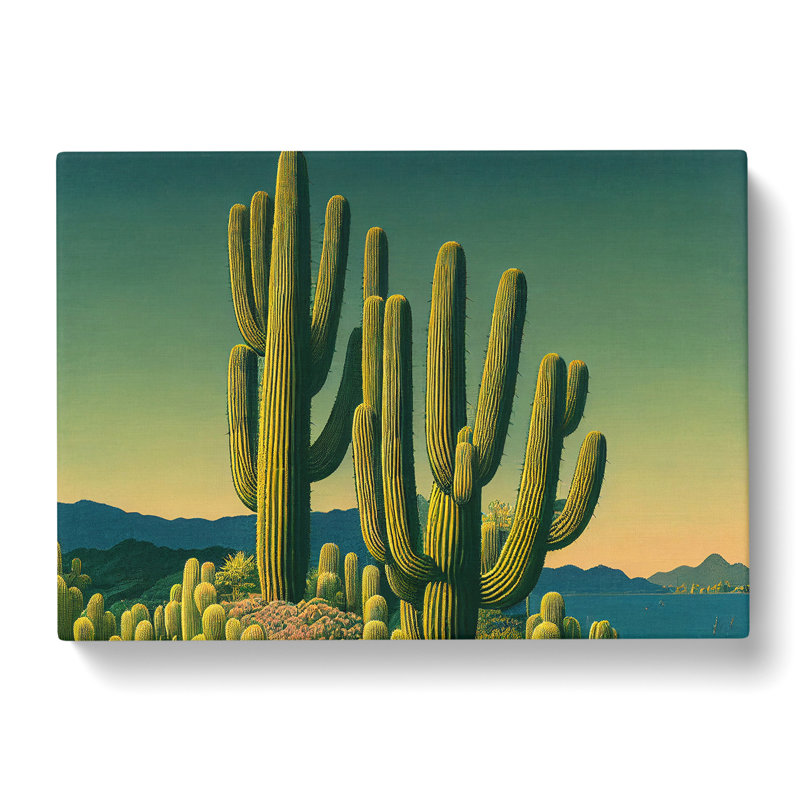 Wild Cactus - Wrapped Canvas