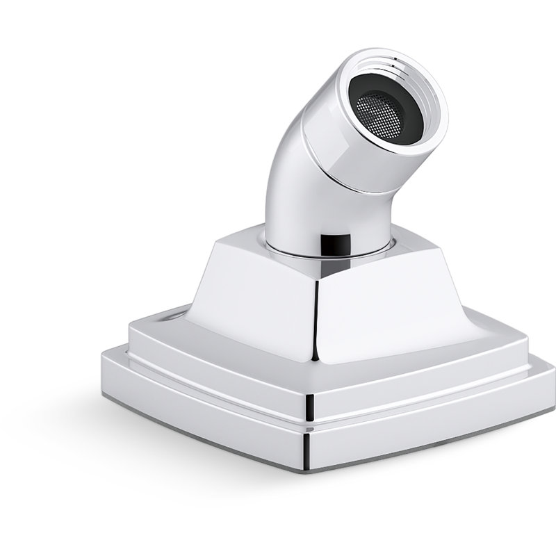 Riff 2.88" x 2" Surface Mount Kit Shower, Silver