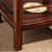 Shelving embossed with solid wood hightower