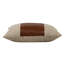 Housse de coussin rectangulaire en lin rayé-675202541