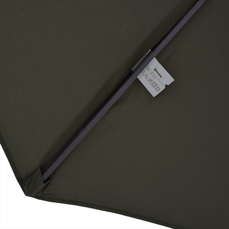 4.6 M Ezra Market Umbrella - NO BASE, Grey