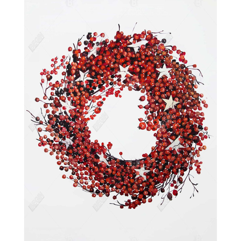 " Red Berry Wreath "