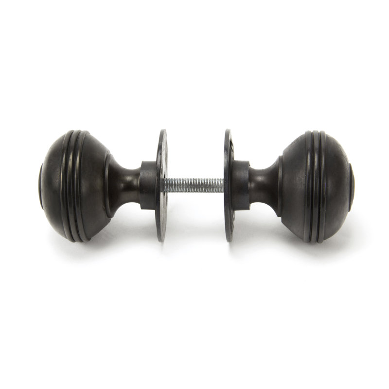 Prestbury Passage Door Knob, Black