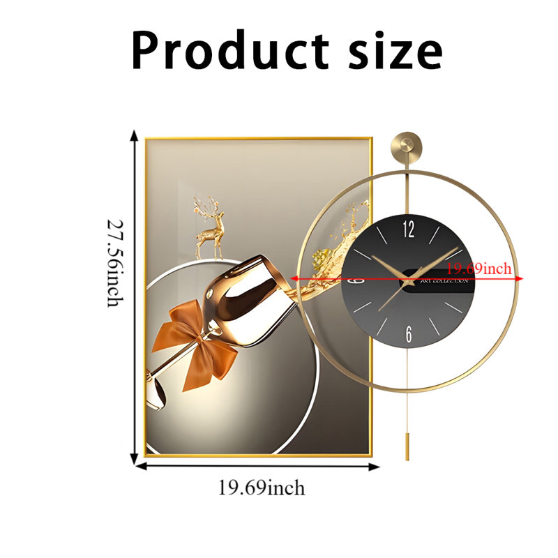 Aluminium Alloy Wall Clock