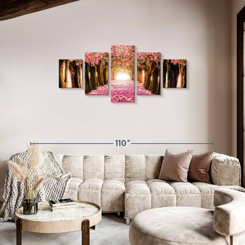 Spring Tree Lane, 34" H x 74" W