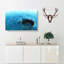 Splash Of Water In A Lake Painting - Wrapped Canvas Print-56654357