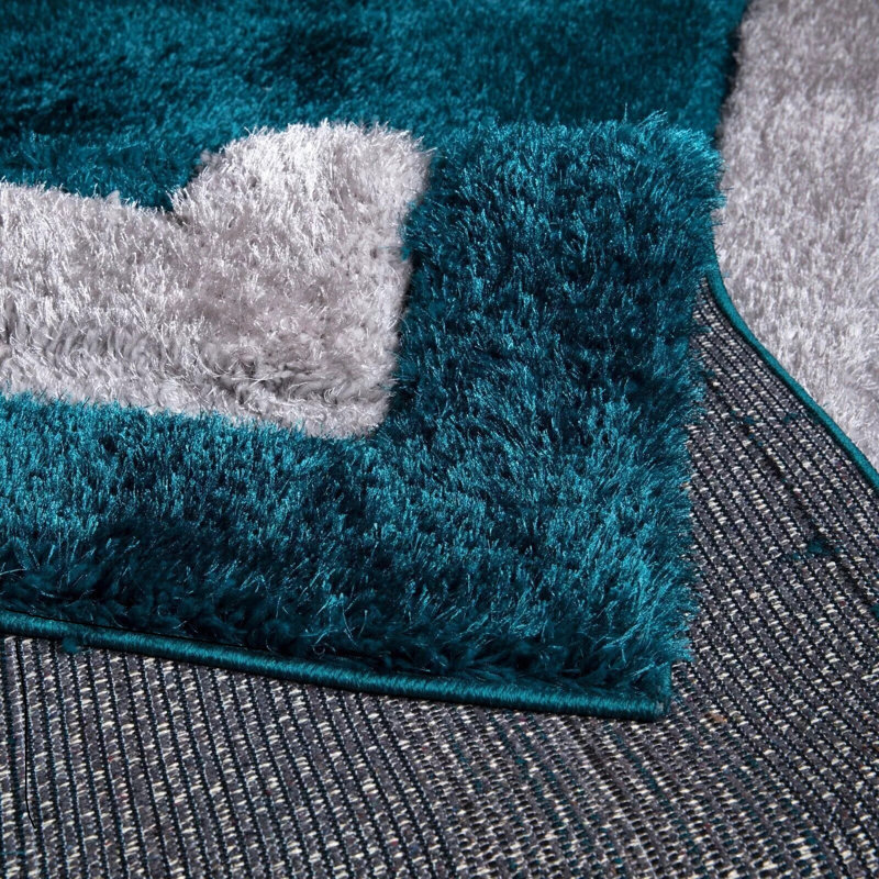 Saronda Machine Tufted Shag Area Rug, Rectangle 80 x 150cm