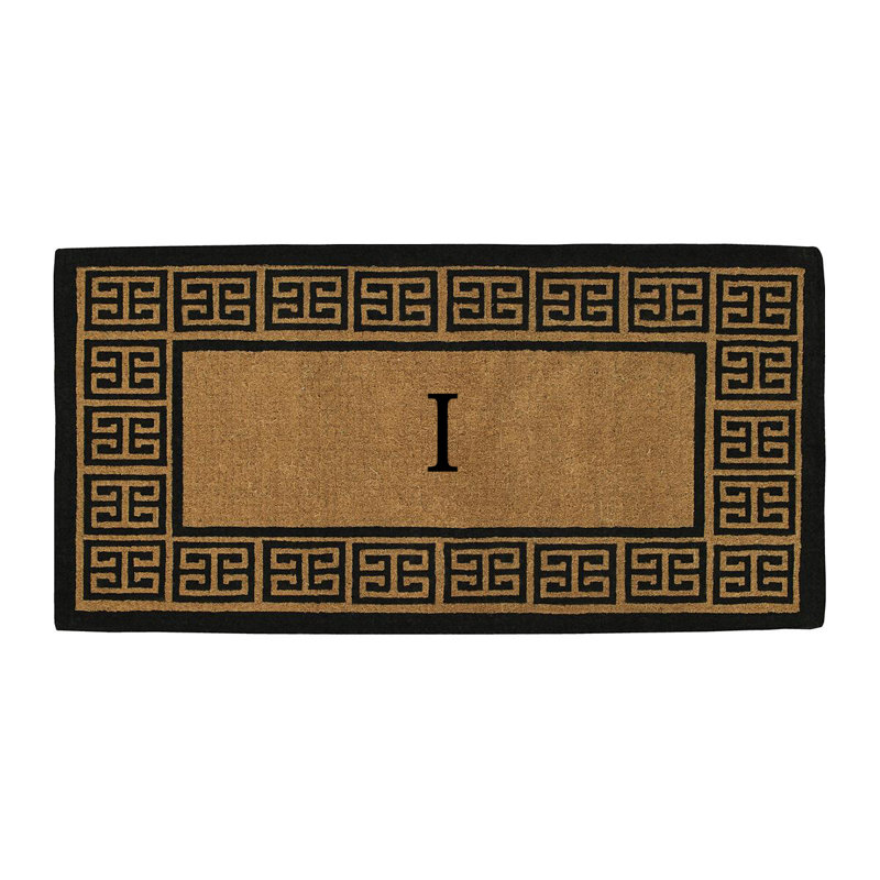 Steinway Geometric Outdoor Doormat, 2' x 3', I