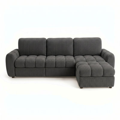 Canapé modulaire et méridienne en forme de U avec repose-pieds Boucle
