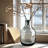 Aquista 8" Hand Blown Art Glass Gray Table Vase-893740499