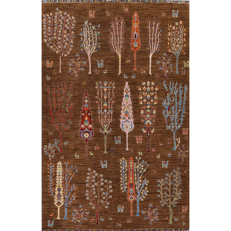 Tapis fait à la main 6x8