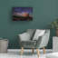 Art mural sur toile tendue - Art mural bleu-mauve vortex «Royce Bair» pour le salon, la chambre à coucher ou le bureau - 22 x 32