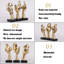 Ensemble de 3 petites statues penseur