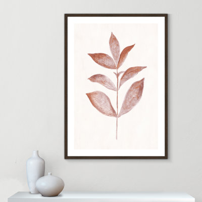 Wilfrid Red Leaf III par Tara Studios - reproduction d'art