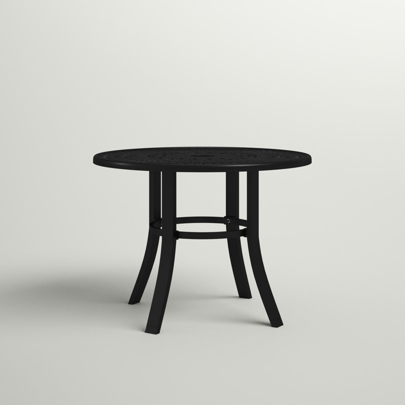Hartzler Round Metal Outdoor Side Table