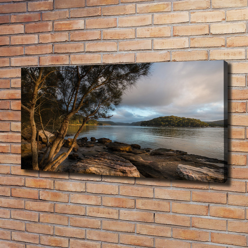 Tree By The River - Wrapped Canvas Print