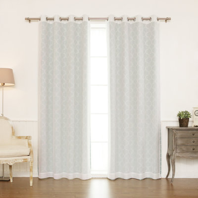 Rideaux transparents à œillets Gafford
