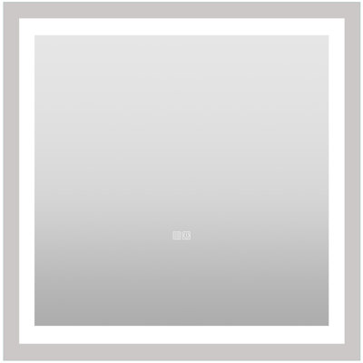 Amrhein Modern Frameless Lighted Makeup Mirror