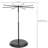 8-Hook Rotating Tabletop Jewelry Stand