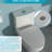 Dual Flush Ceramic Toilet With Water System & Quiet Seat Cover Fully Glazed Inner