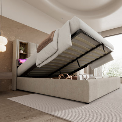 Upholstered Ottoman Storage Bed