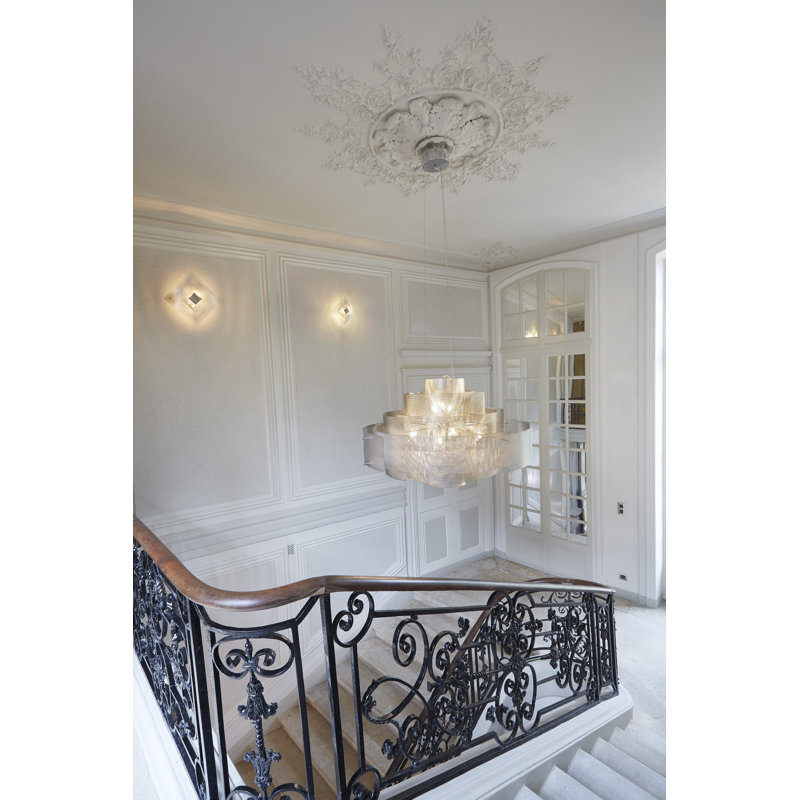 Galaxy 6 - Light Chandelier, 23" H x 37" W x 37" D, E14