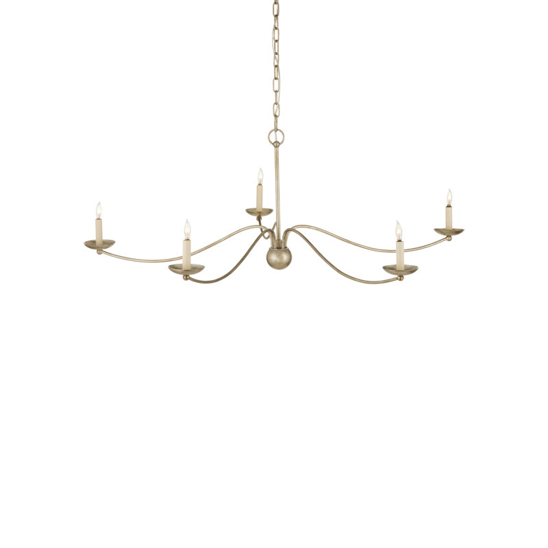 Lustre Franz à 5 lumières, Champagne