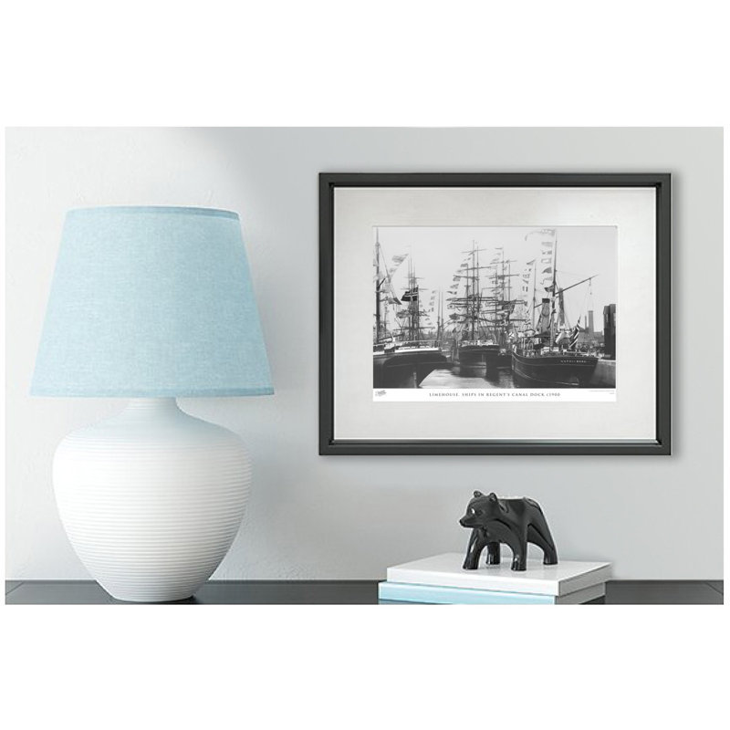 Limehouse, Ships In Regent's Canal Dock C1900 by Francis Frith - Single Picture Frame Print, 40cm H x 50cm W x 2.3cm D