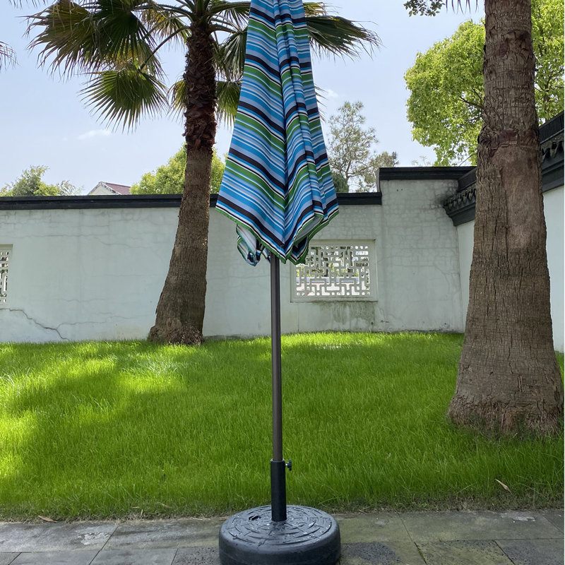 Parasol Tahire 102,76 avec contrepoids inclus, Bleu