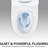 1.1/1.6 Toilet, Ceramic White, Elongated Comfort Height, & , Robust Close Seat T039wt Reliable